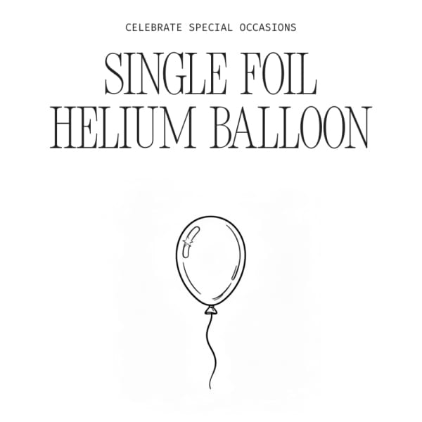 Get Well Foil Balloon