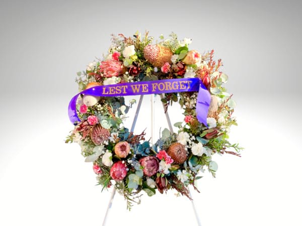 Lest We Forget Remembrance Wreath – Australian Natives Tribute