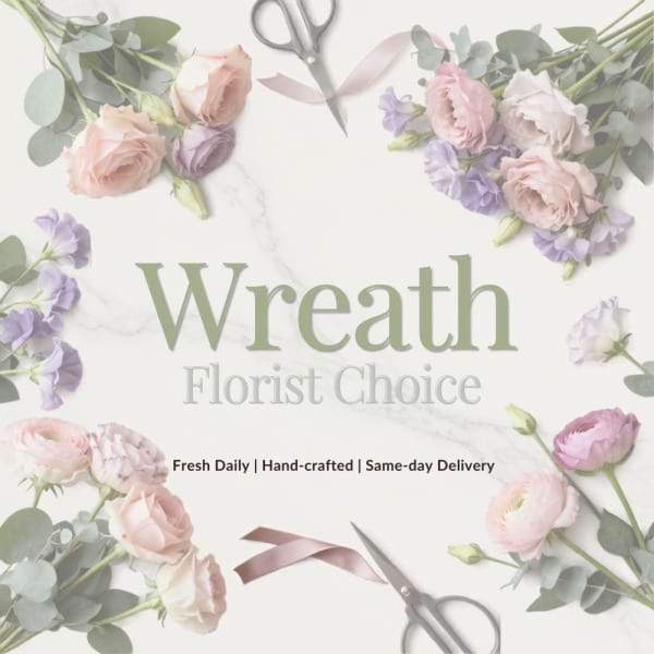 Pastel Sympathy Wreath — Designer's Choice